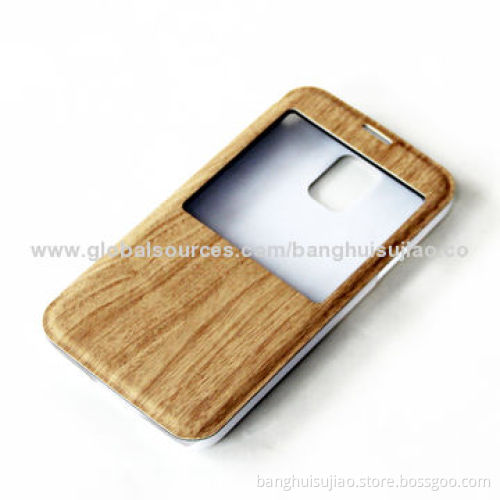 Plant Large Number of Wholesale Solid Wood Case for Samsung Galaxy S5, OEM Processing Welcomed